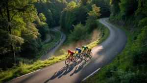 Tour de l&rsquo;Ain : échappée de quatre au col de Portes, Hobbs sous pression