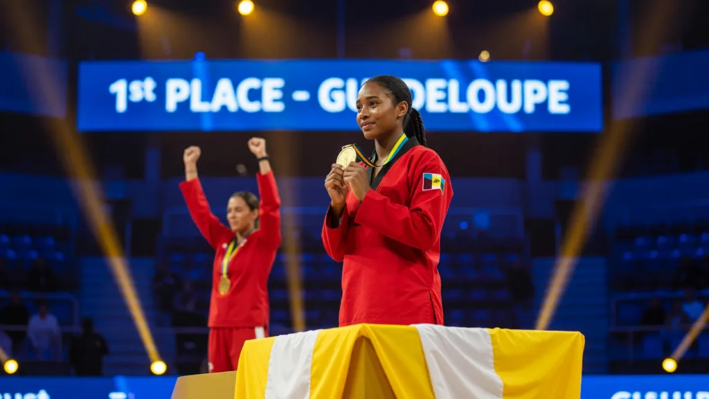 Triplé historique pour la Guadeloupe aux Championnats du monde PTF de taekwondo en Corée du Sud