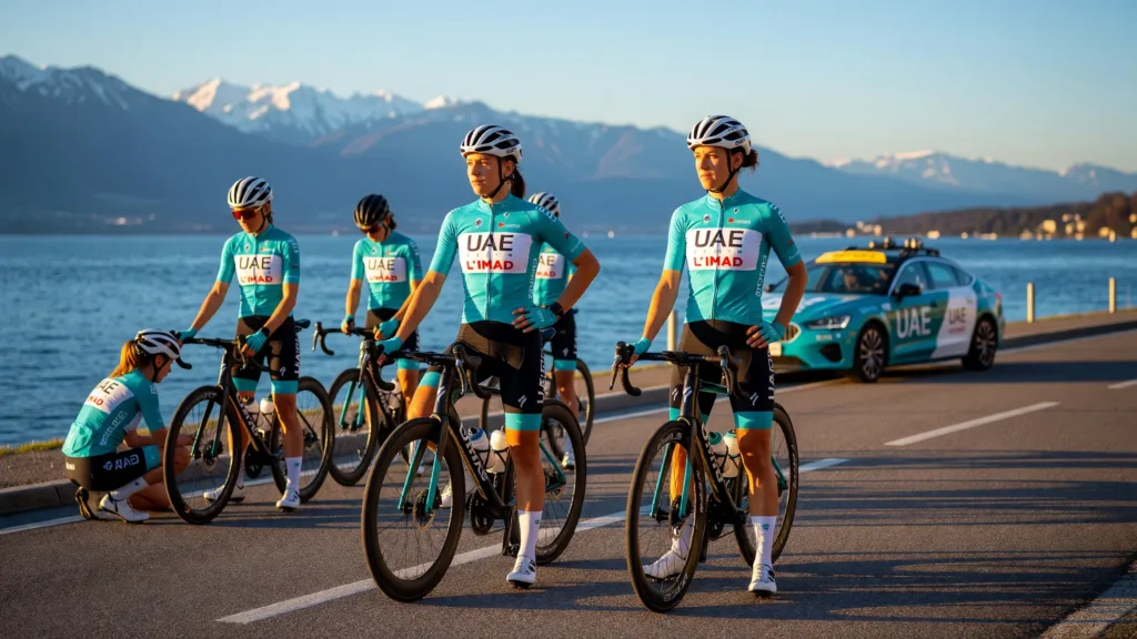 UAE Team L'IMAD : Squiban pour les étapes, Blasi pour le général