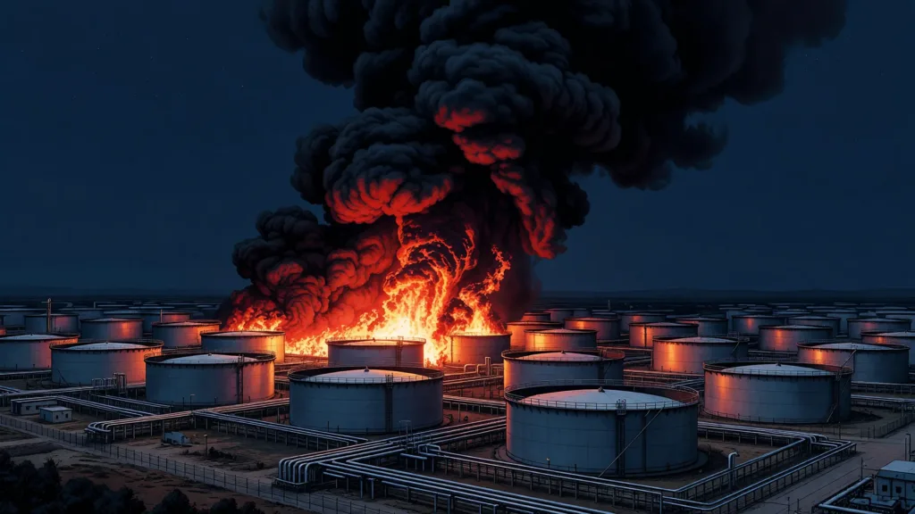 Ukraine : drones sur un dépôt pétrolier russe, 14 navires visés