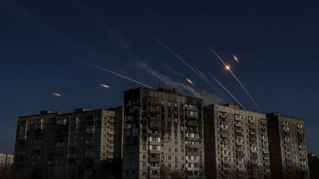 Ukraine : six morts et des dizaines de blessés dans des frappes russes massives