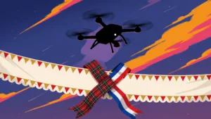 Un drone pour sécuriser les Fêtes Franco-Écossaises d&rsquo;Aubigny