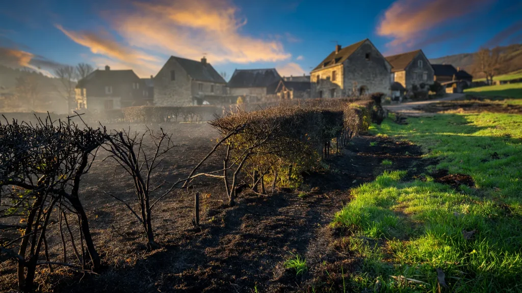 Vagney : incendie de végétation, deux maisons détruites, cent habitants évacués