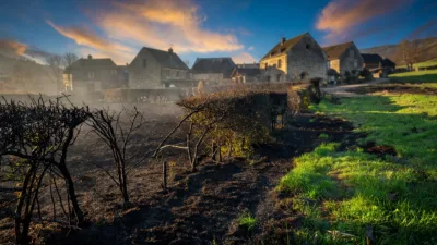 Vagney : incendie de végétation, deux maisons détruites, cent habitants évacués