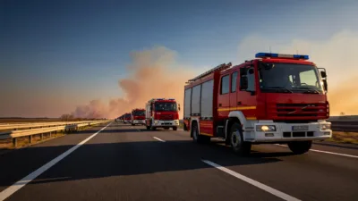 Val-d'Oise : 10 pompiers du SDIS 95 partis en renfort feux de forêt