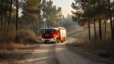 Val-d'Oise : 40 pompiers du SDIS 95 en renfort contre les feux dans le Sud