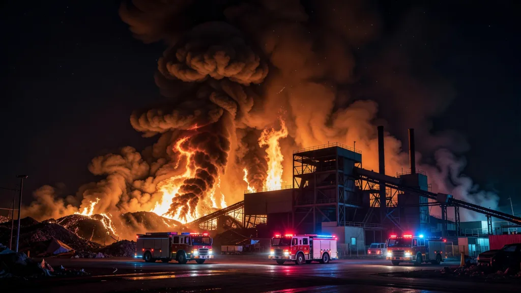 Val-d'Oise : 60 pompiers mobilisés 8 heures pour un incendie à Pierrelaye