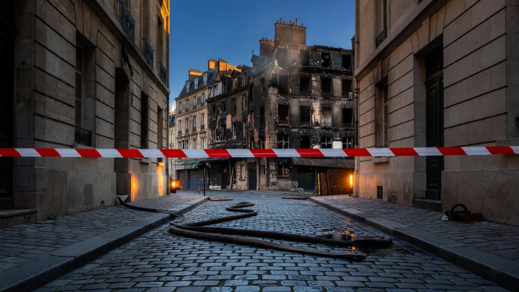 Valence : incendie rue Faventines maîtrisé, 48 personnes relogées