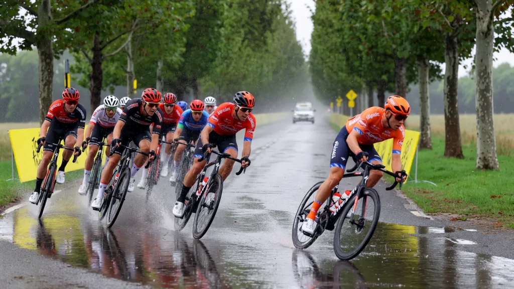 Van der Poel et Veistroffer attaquent sous la pluie lors de l'étape 11