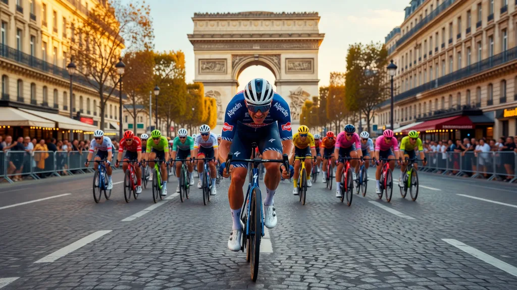 Van der Poel transforme les Champs-Élysées en contre-la-montre solitaire