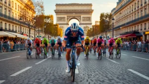 Van der Poel transforme les Champs-Élysées en contre-la-montre solitaire