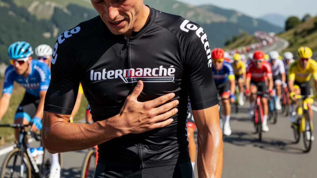 Van Eetvelt poursuit le Tour avec une côte cassée