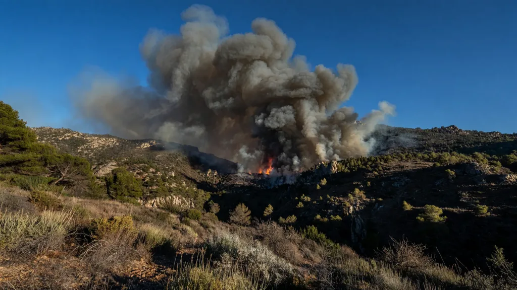 Var : incendie de Pontevès, 1 700 ha brûlés, 400 évacués, 900 pompiers