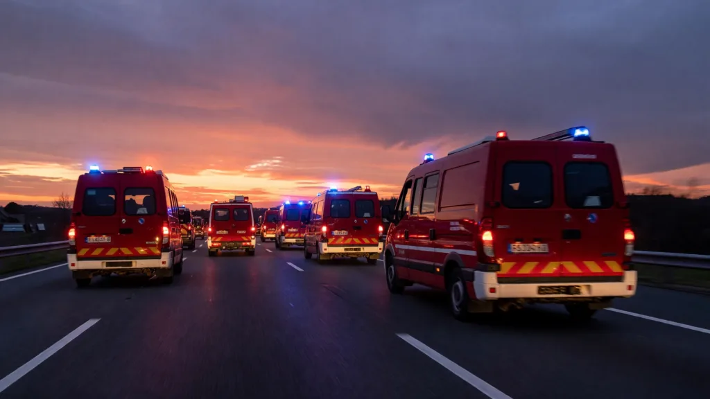 Vendée : 20 pompiers partis en renfort en Gironde pour 48h minimum