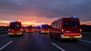 Vendée : 20 pompiers partis en renfort en Gironde pour 48h minimum
