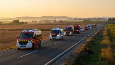 Vendée : 45 pompiers du SDIS 85 et 44 en relève sur les feux de Gironde