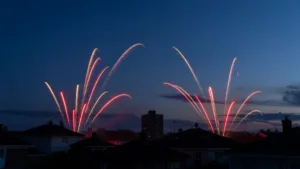 Vénissieux : feu d&rsquo;artifice sauvage tiré depuis une tour point de deal