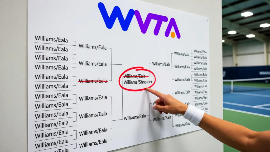 Venus Williams change de partenaire en double à Washington