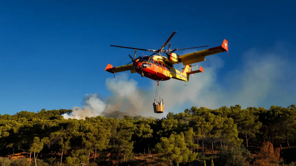 Vidauban : reprise de feu, la RD72 fermée entre Bastide Rouge et Vallaury