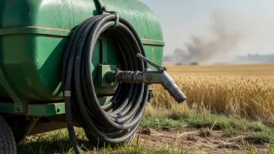 Vienne : les agriculteurs irrigants prêtent eau et matériel aux pompiers