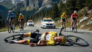 Vingegaard abandonne le Tour pour la première fois après une chute