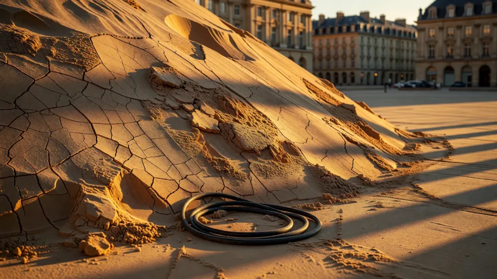 Voyage à Nantes : comment l'œuvre en sable 'Fossil Opéra' a résisté à la canicule