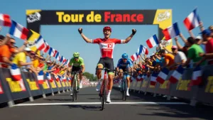 Wærenskjold signe sa première victoire sur le Tour lors de l&rsquo;étape la plus rapide de l&rsquo;histoire