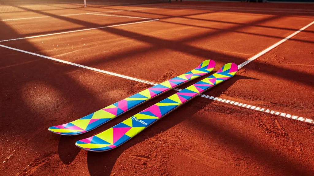 Wawrinka reçoit des skis Roland-Garros pour ses adieux à Gstaad