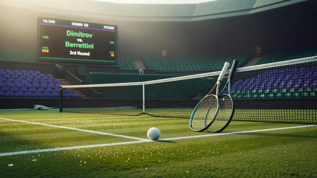 Wimbledon 2026 : Dimitrov et Berrettini, le choc des revenants au troisième tour