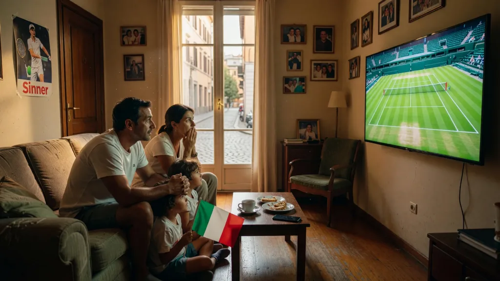 Wimbledon 2026 : la finale Sinner-Zverev réunit 4,2 millions de téléspectateurs italiens