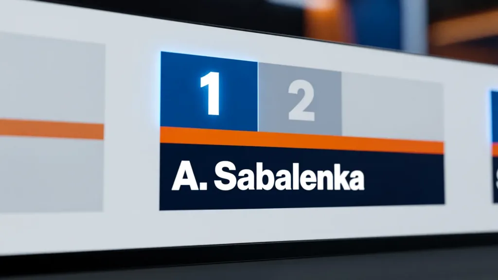 Wimbledon 2026 : Sabalenka conserve la place de n°1 mondiale après l'élimination de Rybakina