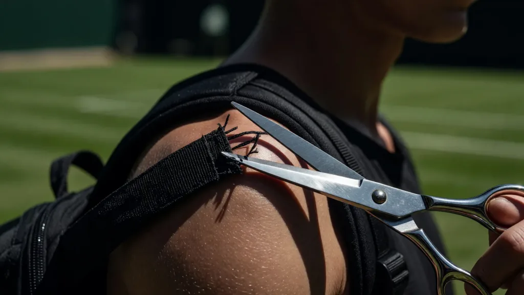 Wimbledon : Djokovic blague avec une ramasseuse de balles aux ciseaux