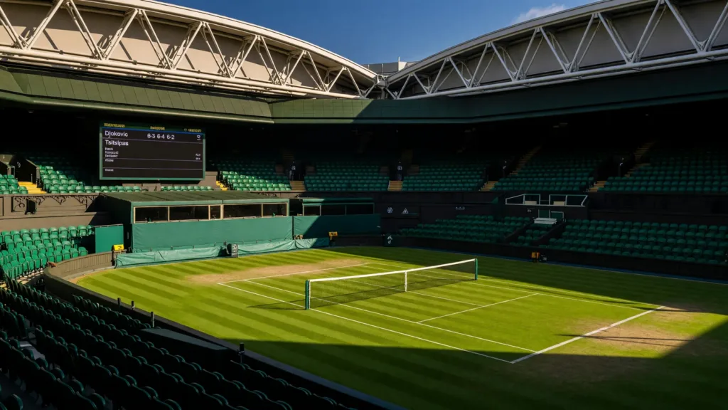 Wimbledon : Djokovic écrase Tsitsipas et file au 3e tour pour la 20e fois