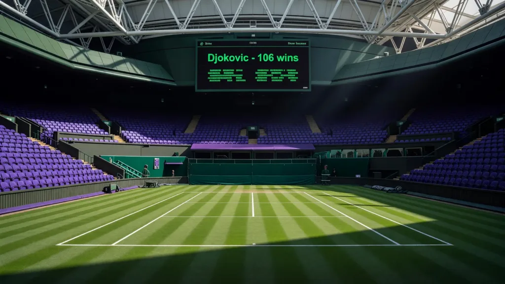 Wimbledon : Novak Djokovic s'offre le record absolu de victoires avec 106 succès