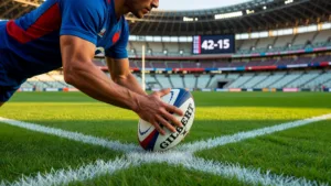 XV de France : victoire 42-15 au Japon et première place de la poule Nord