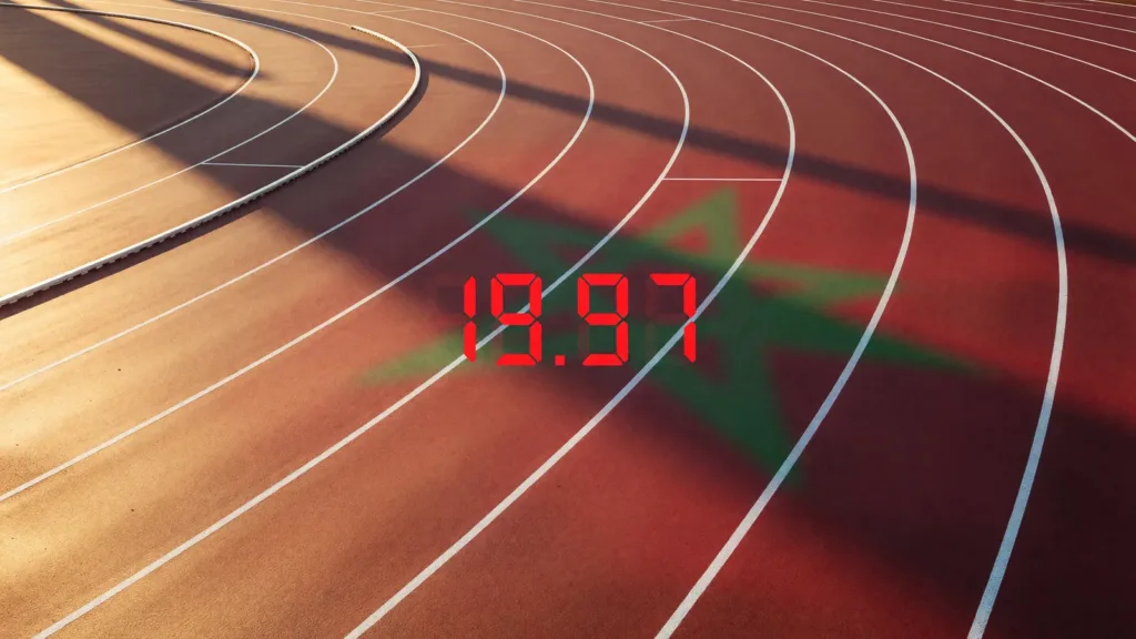 Yassine Hssine entre dans l'histoire : premier Marocain sous les 20 secondes sur 200m