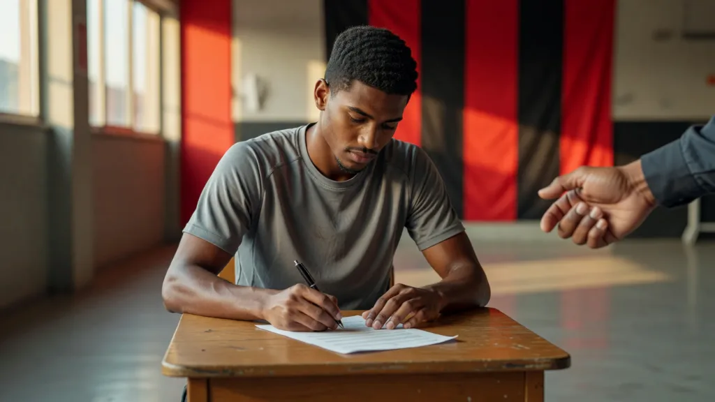 Zayon Chtaï-Telamio signe son premier contrat professionnel à Guingamp