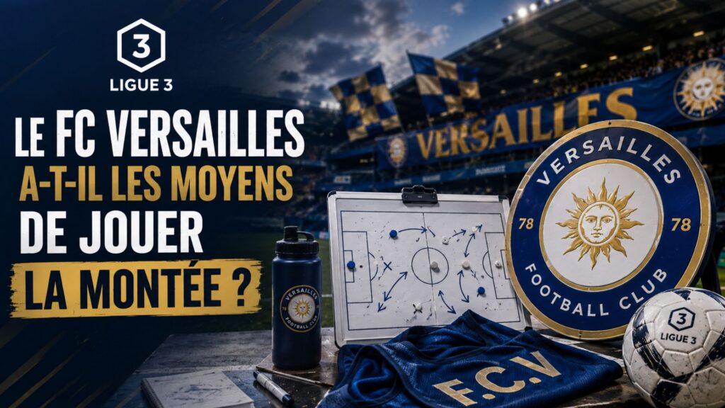 Ligue 3 : le FC Versailles a-t-il les moyens de jouer la montée ?