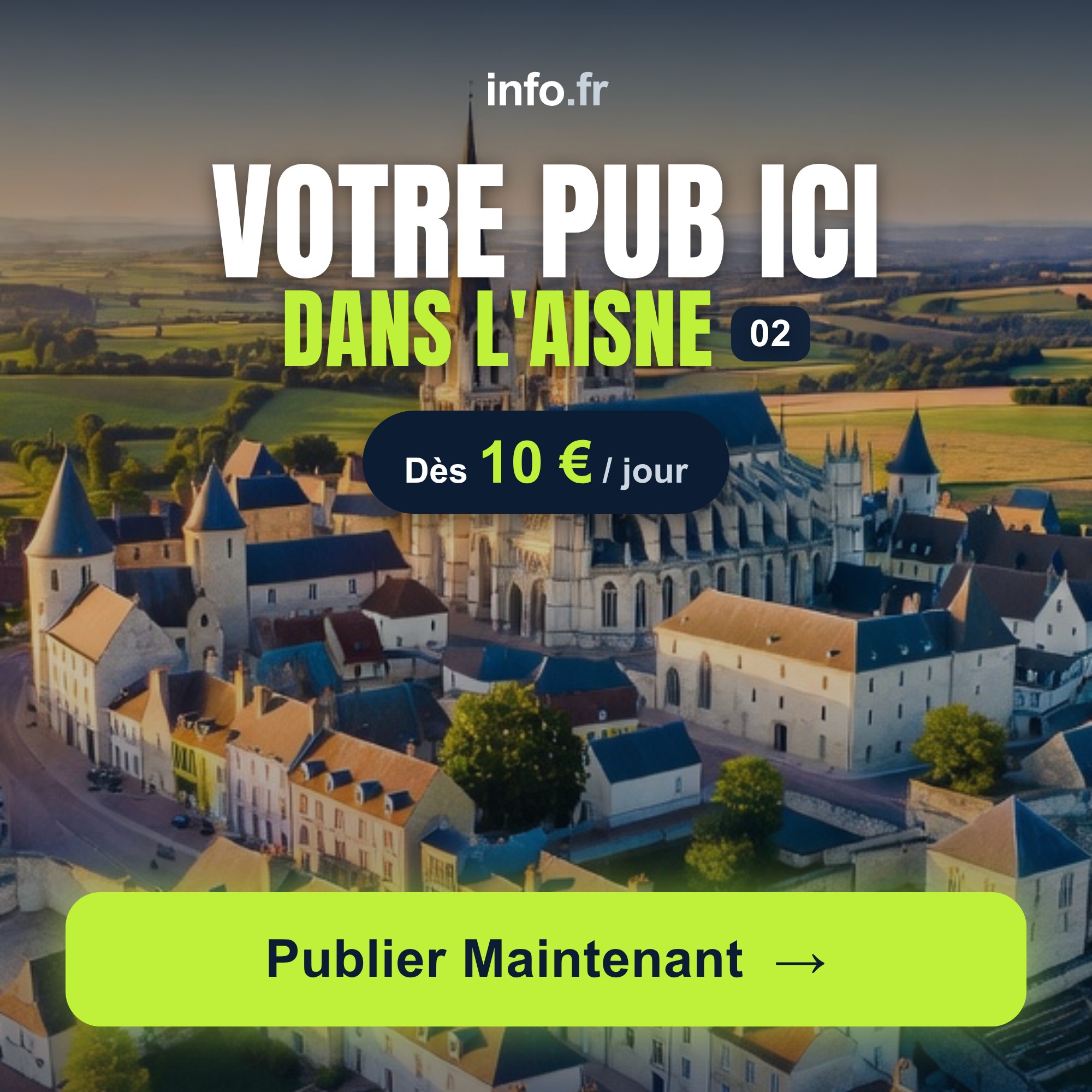 Diffusez votre publicité sur info.fr