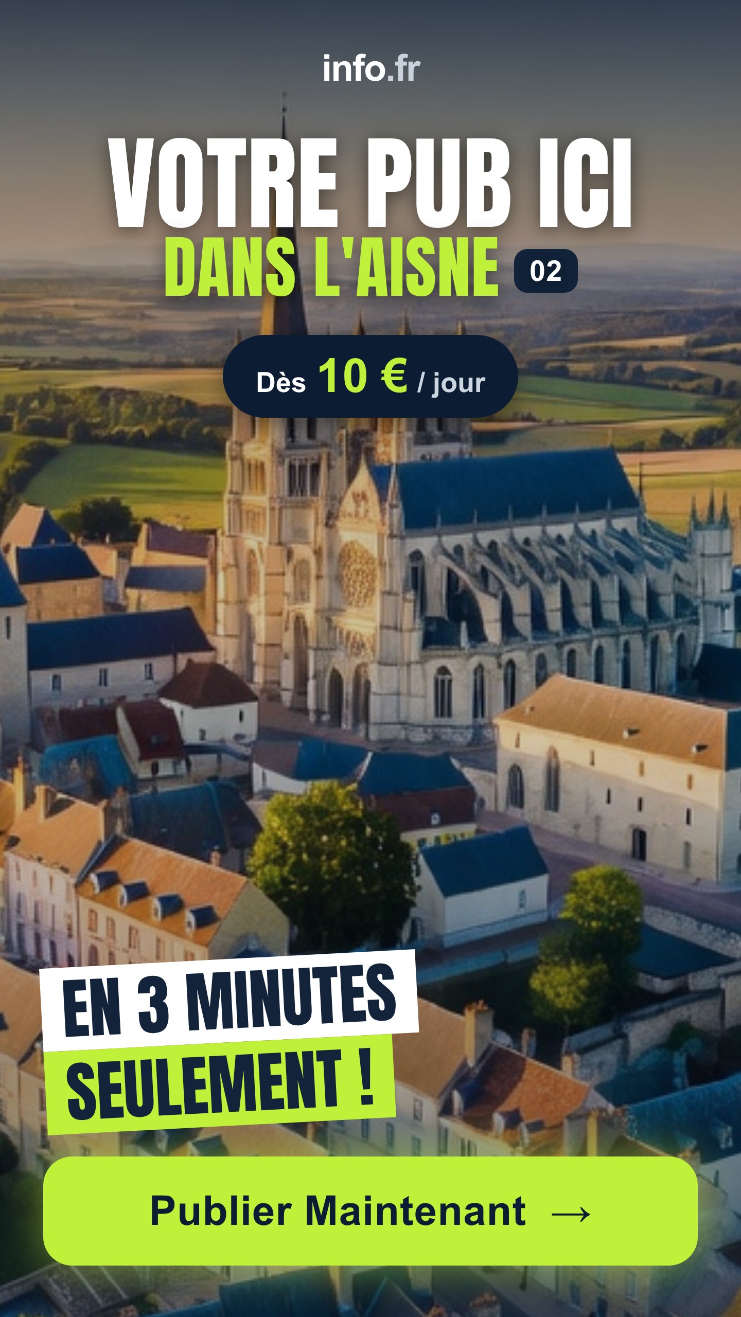 Diffusez votre publicité sur info.fr