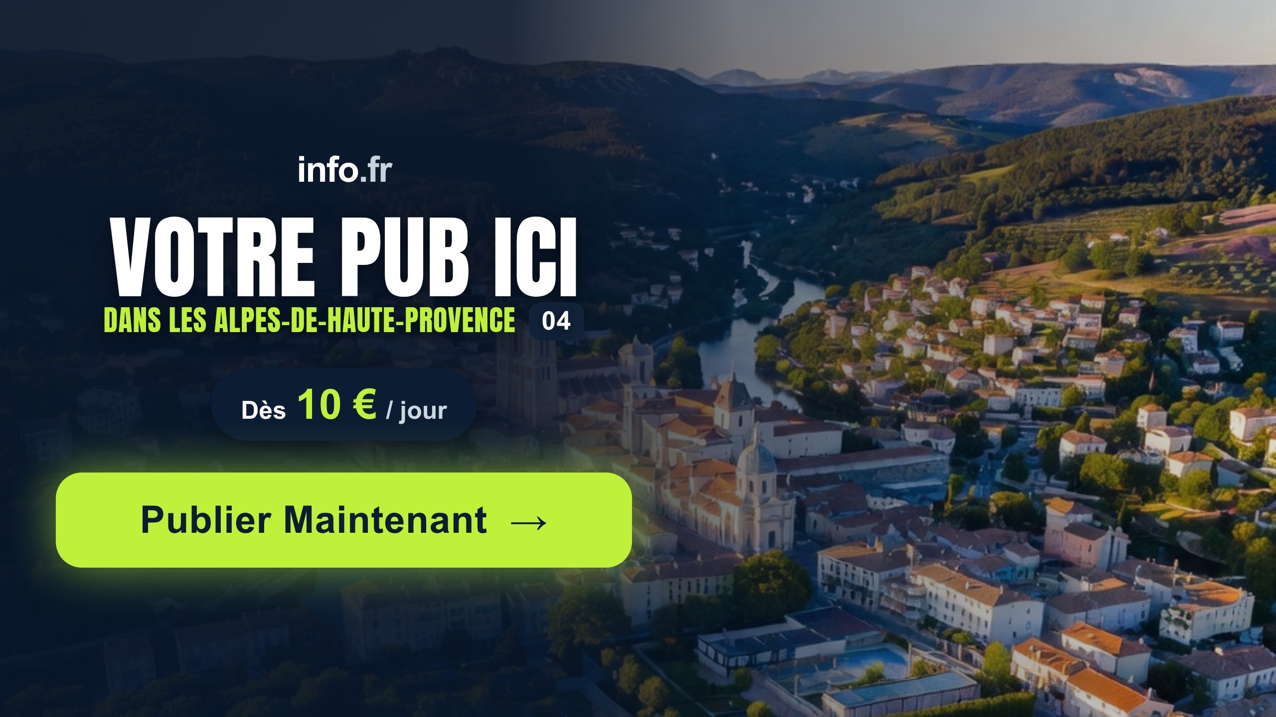 Diffusez votre publicité sur info.fr