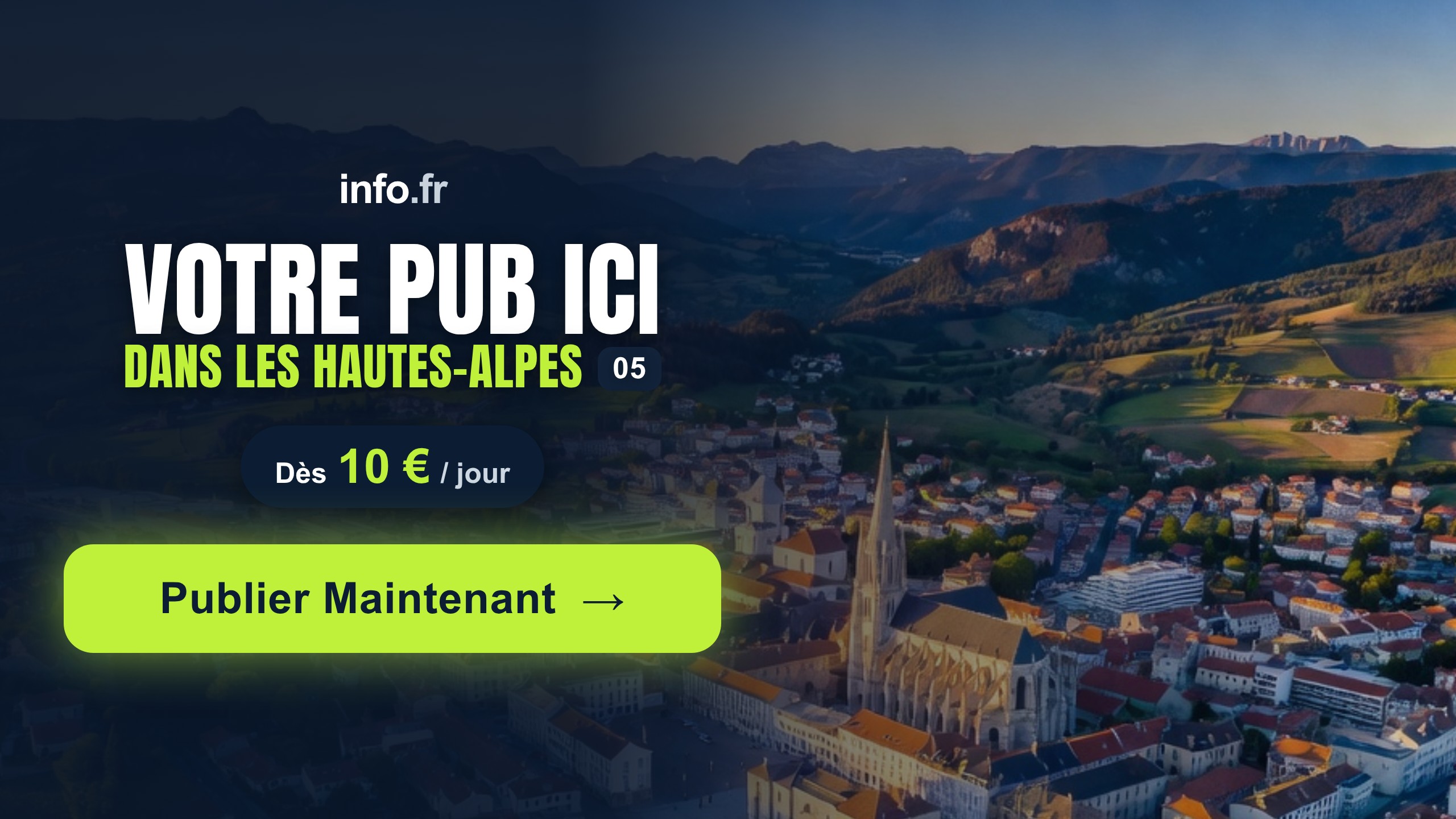 Diffusez votre publicité sur info.fr