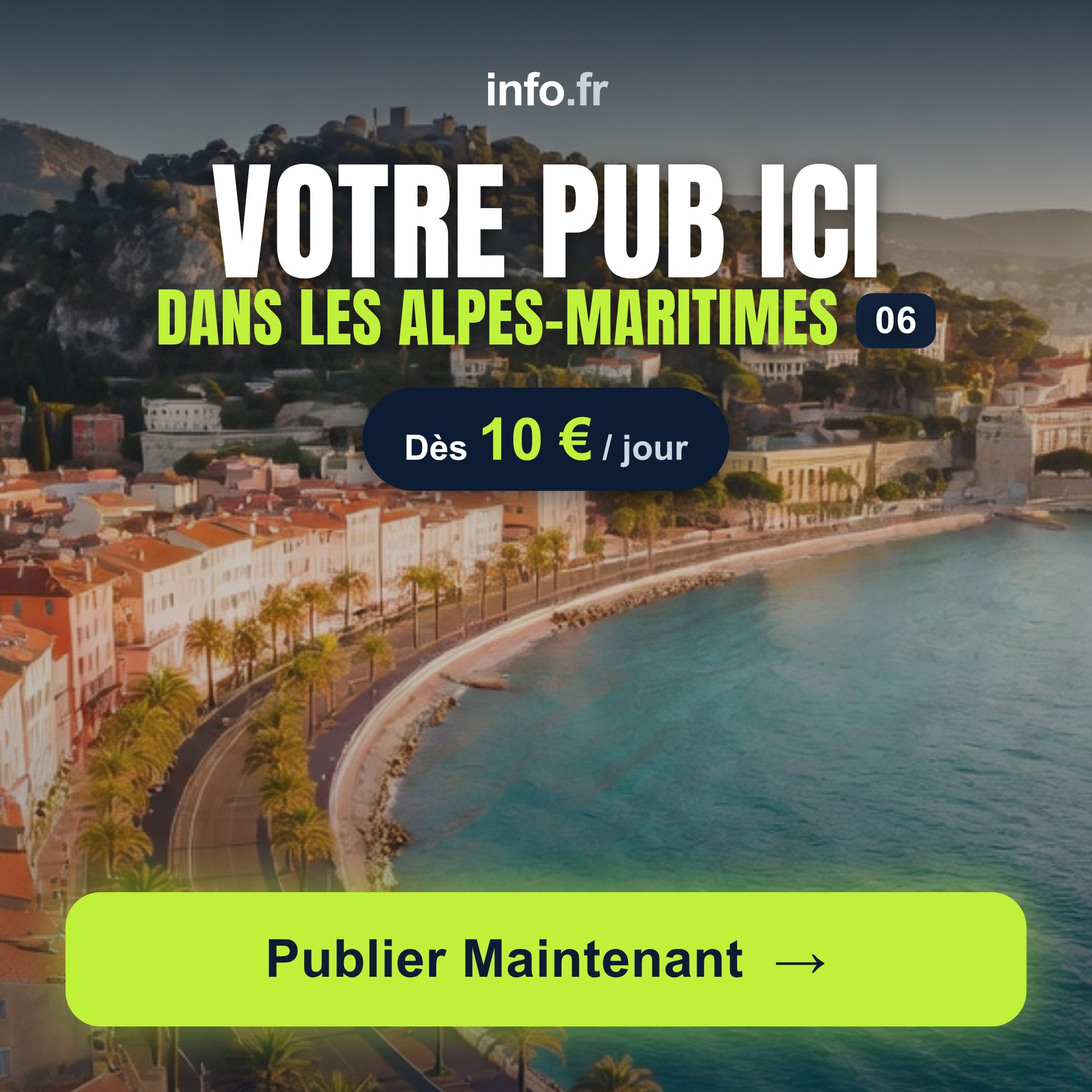 Diffusez votre publicité sur info.fr