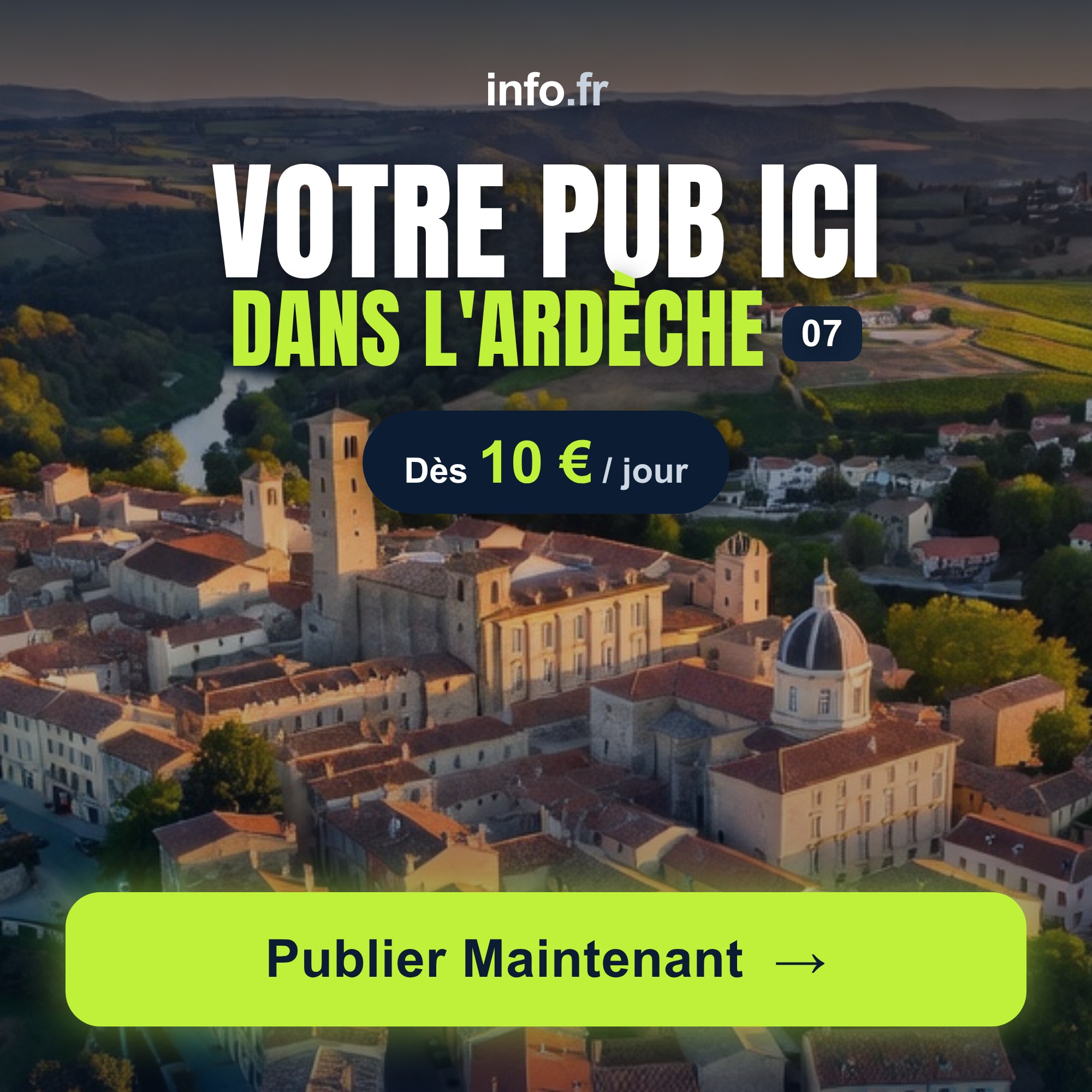 Diffusez votre publicité sur info.fr