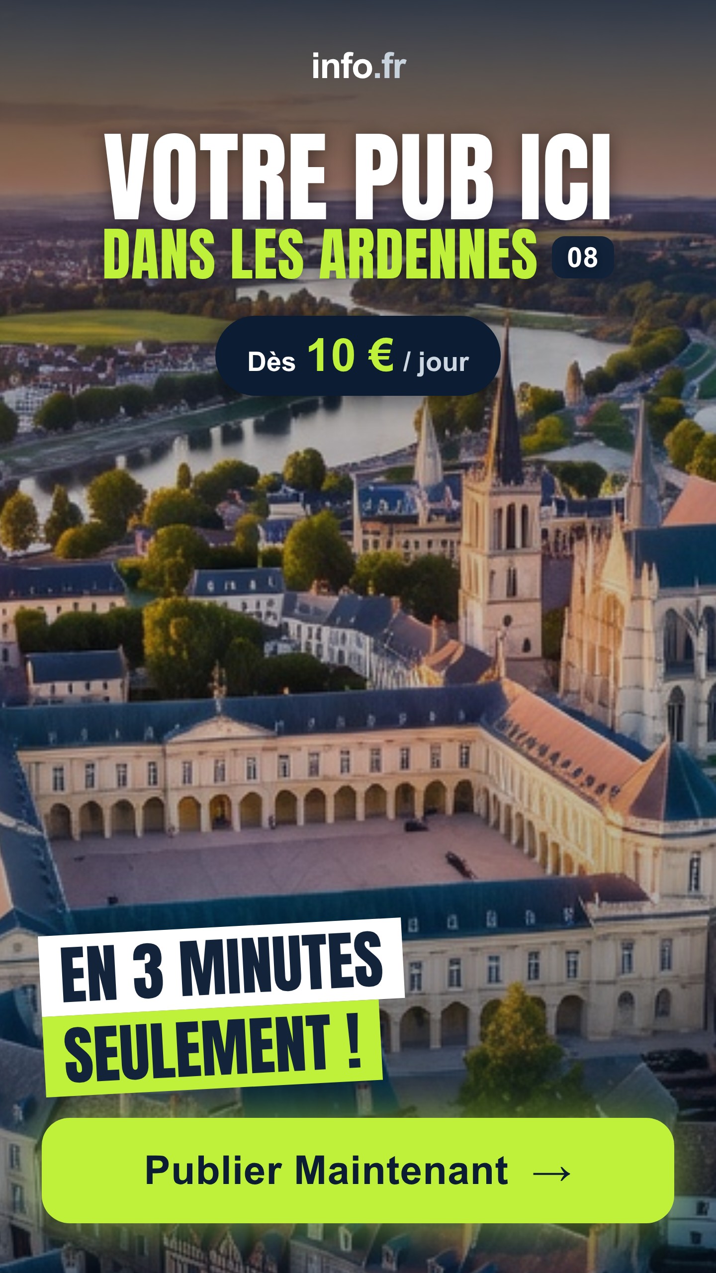 Diffusez votre publicité sur info.fr