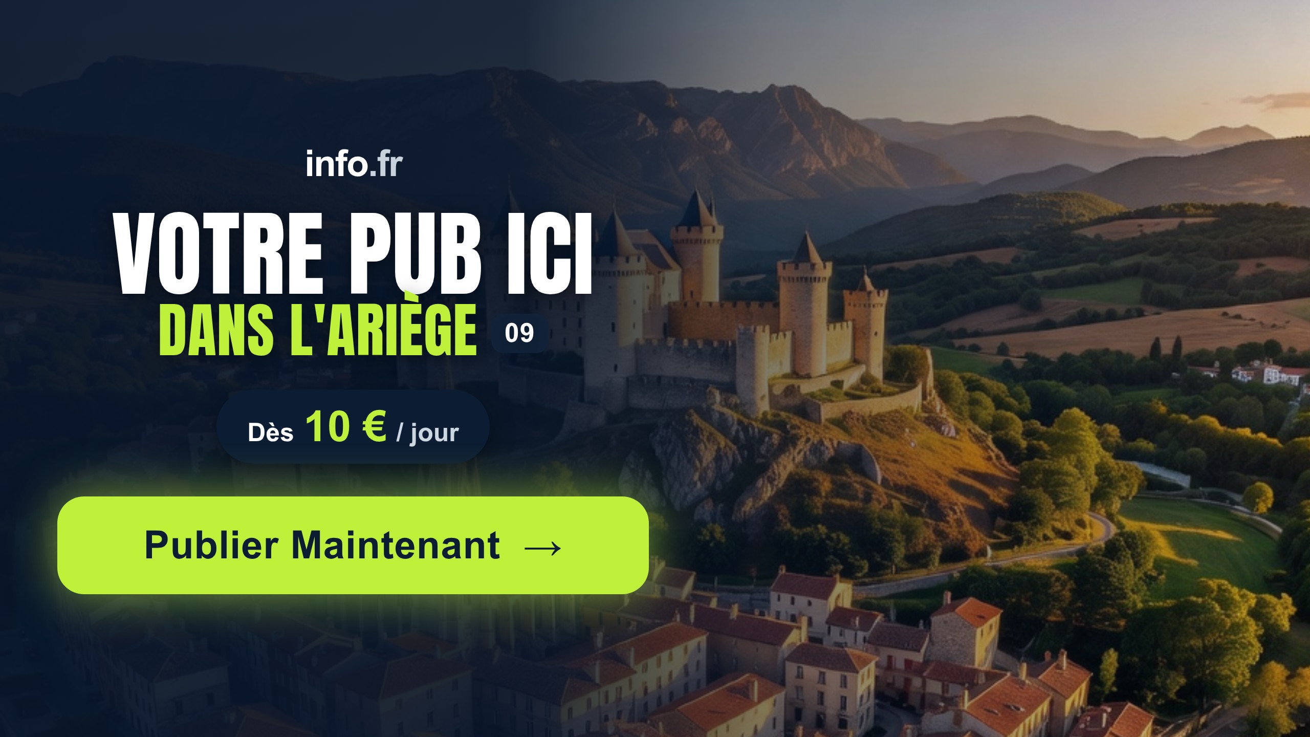 Diffusez votre publicité sur info.fr