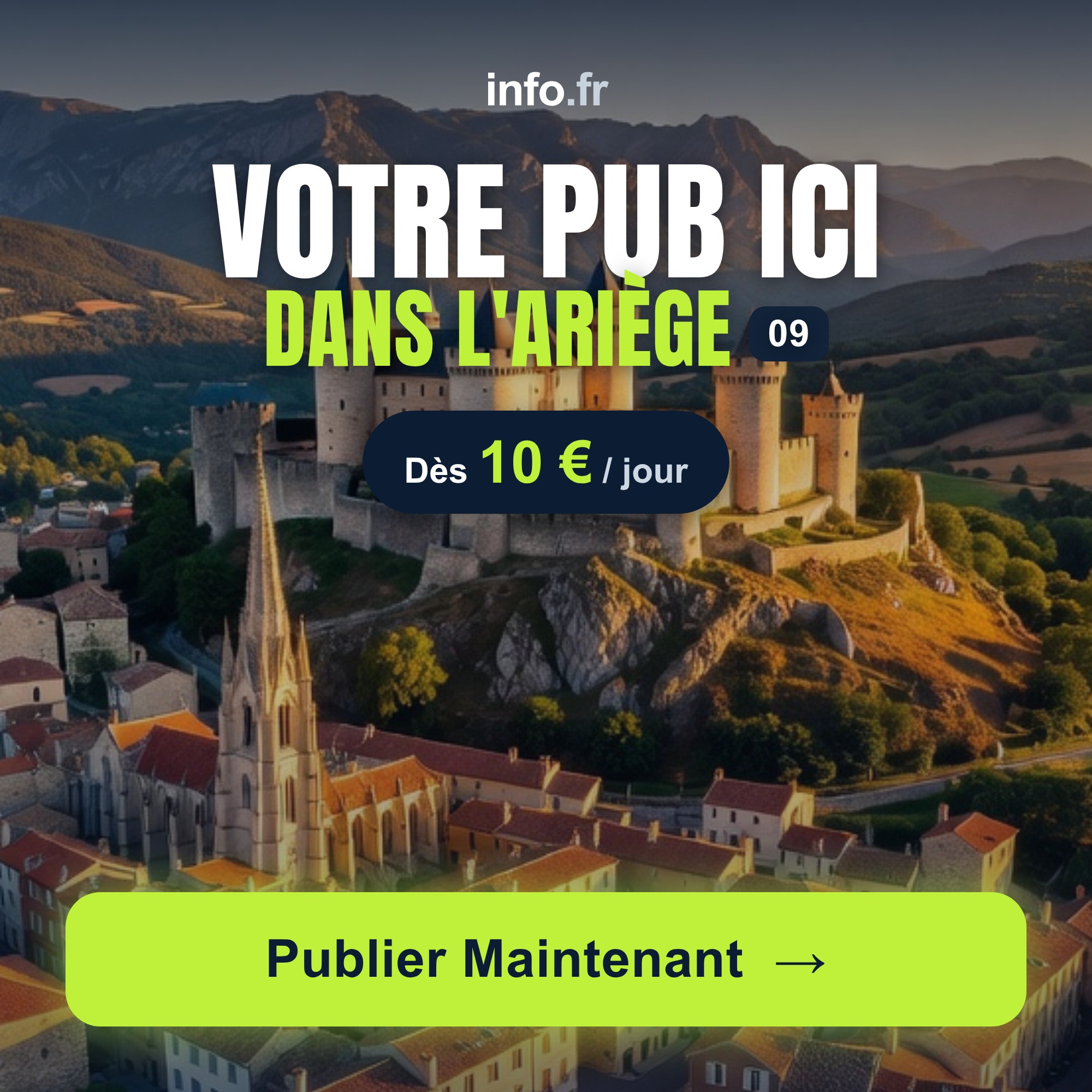 Diffusez votre publicité sur info.fr