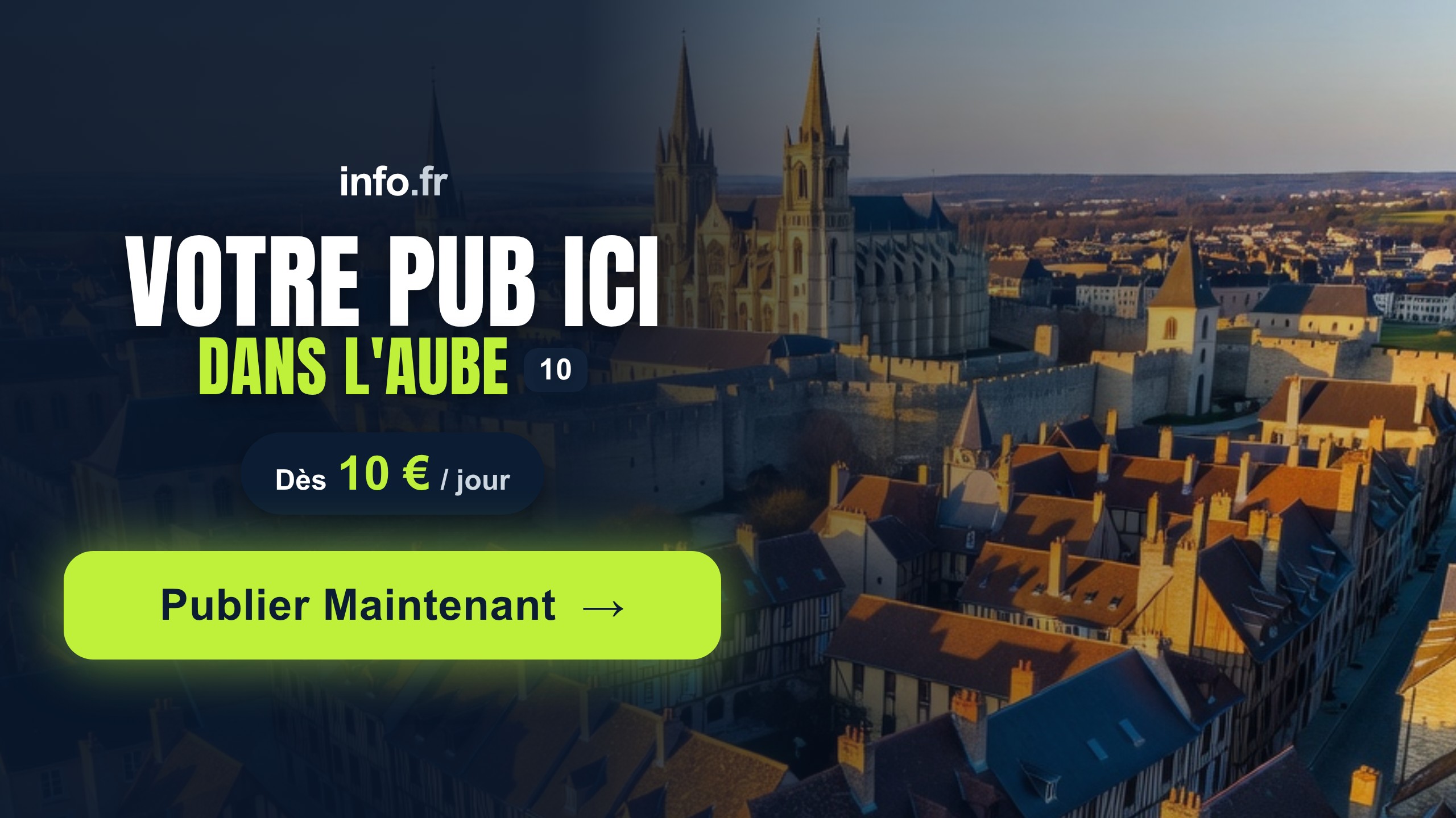 Diffusez votre publicité sur info.fr