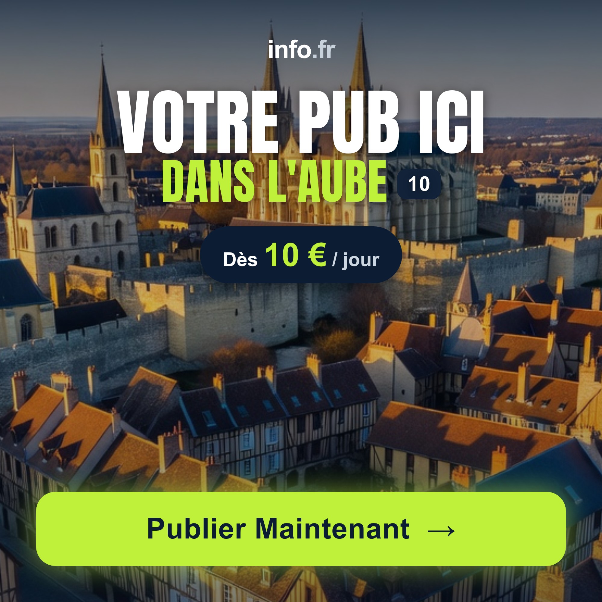 Diffusez votre publicité sur info.fr
