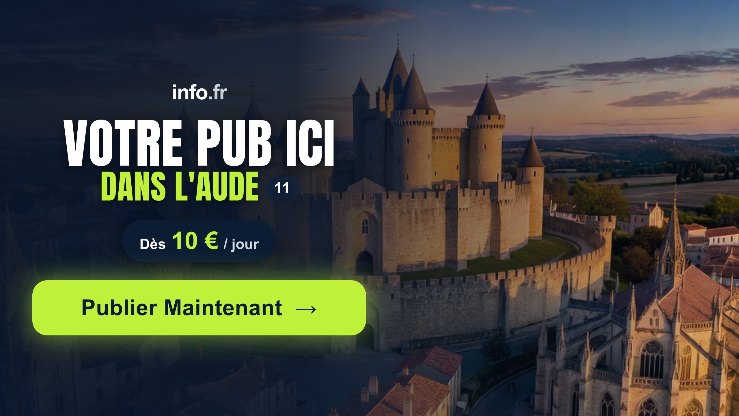 Diffusez votre publicité sur info.fr